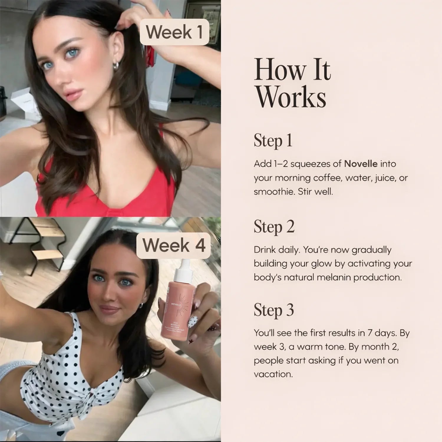 Novelle Drops - Sip Your Glow